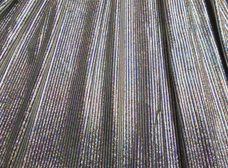 4.Silver-Black Mini Stripes Foil